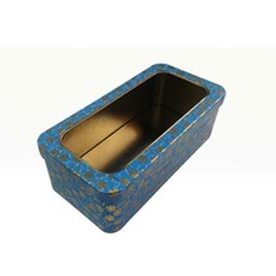 Rectangular tin box